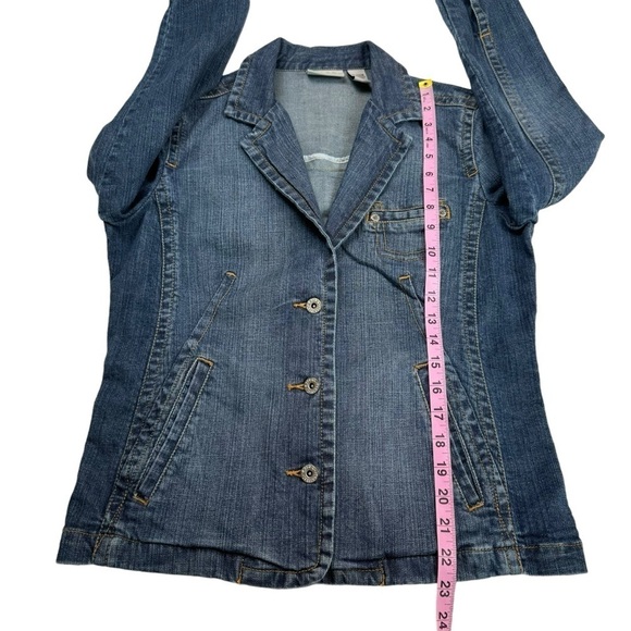 Chicos Platinum Jean Jacket - Picture 7 of 9